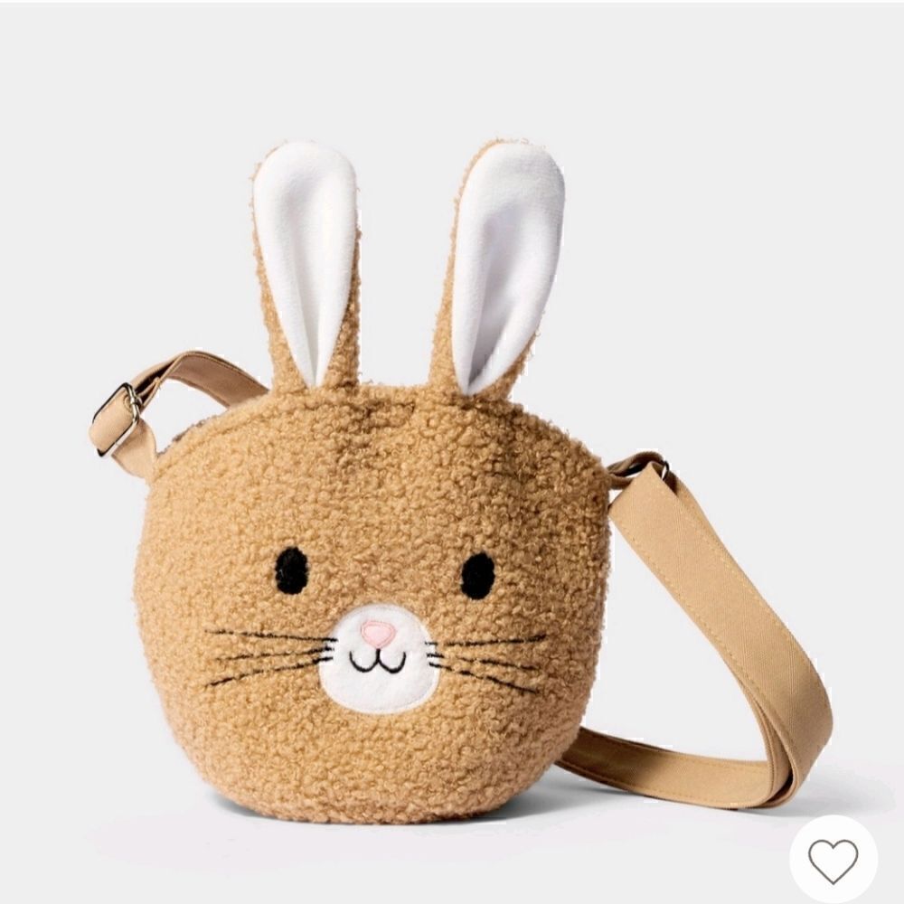 Nwt Easter Crossbody Terry Fabric Bag Brown - Spritz'"